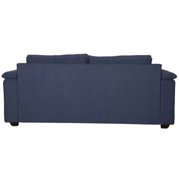 Serdna 3 Seater Sofa in Navy Blue Colour By FernIndia.com