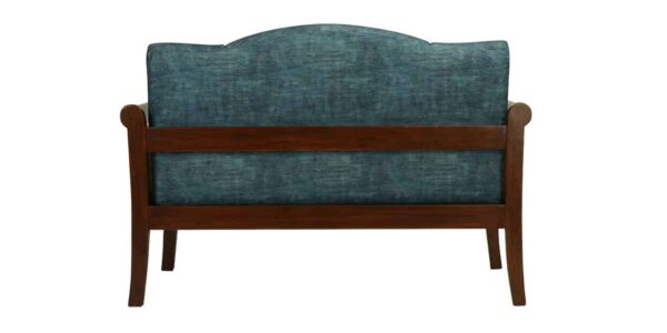 Tnagele 2 Seater Sofa in Sea Blue Colour by FernIndia.com