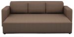 Sirrom 3 Seater Sofa Cum Bed in Brown Colour by FernIndia.com