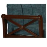 Tangele 3 Seater Sofa in Sea Blue Colour by FernIndia.com