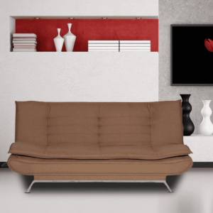 Ode Sofa Cum Bed in Brown Colour by FernIndia.com