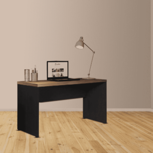 Oiduts Writing Table in Argan & Black Tex Finish by Fern India