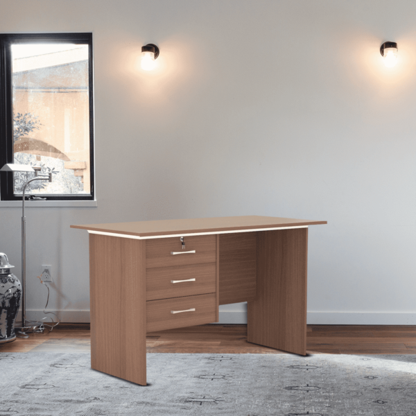 Sutulp Office Table in Acacia Finish by Fern India