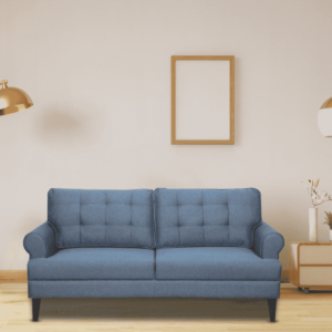 Aneres 3 Seater Sofa in Blue Colour By FernIndia.com