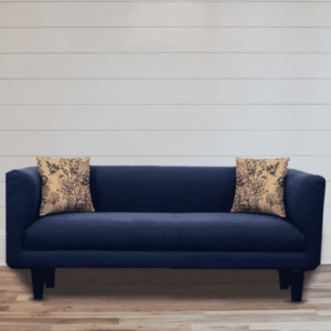 Ikin 3 Seater Sofa In Blue Colour By FernIndia.com