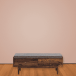Deer Bench in Provincial Teak Finish by Fern India