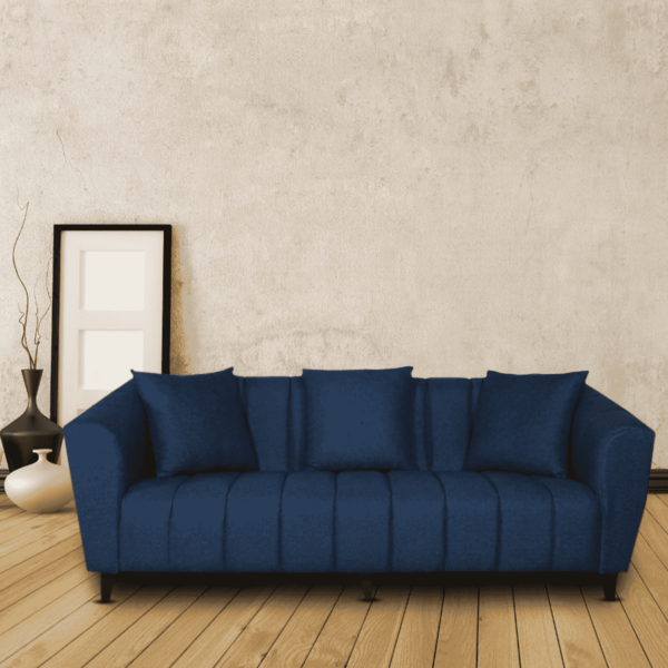 Aim 3 Seater Sofa in Blue Colour by FernIndia.com