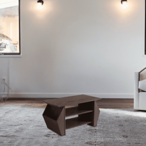 Onez Coffee Table in African oak Finish by Fern India