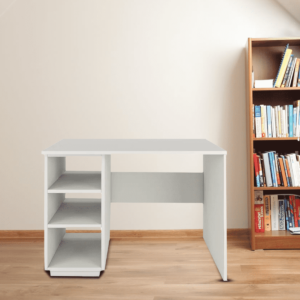 kcirled Study Table in Matte Frosty White Finish by Fern India