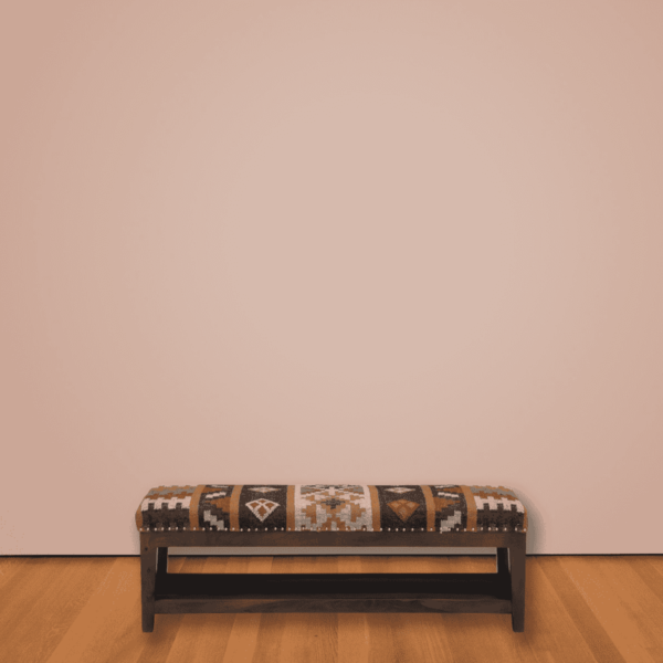 Leafar Bench In Provincial Teak Finish by Fern India