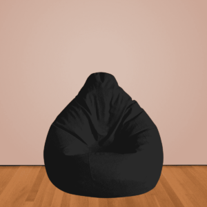 Cissalc XXXL Bean Bag Cover in Black Colour by Fern India