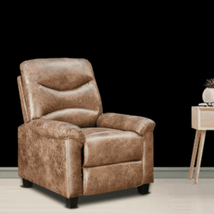 Nev 1 seater Manual Recliner in Brown Color by FernInida.com