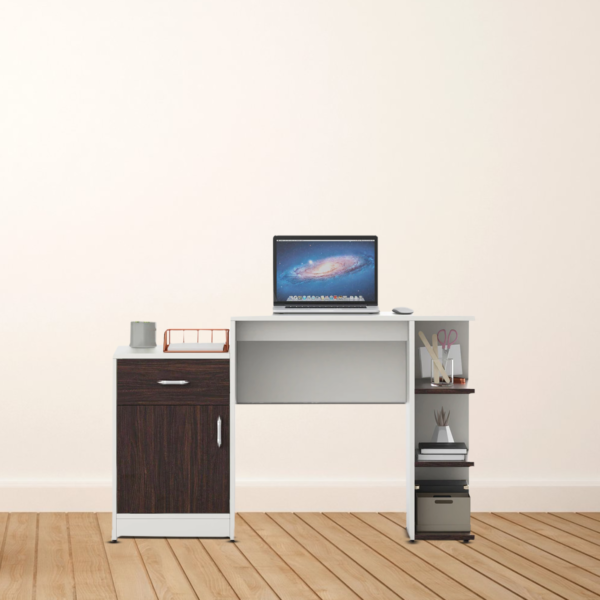 Retsam Workstation in Frosty White Colour by Fern India