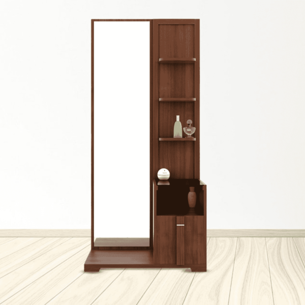 Omsok Grace Dressing Table in Rigato Walnut Finish by Fern India