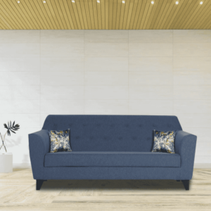 Ilab 3 Seater Sofa in Navy Blue Color by FernIndia.com