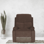 Ttam 1 Seater Recliner in Brown Color by FernIndia.com