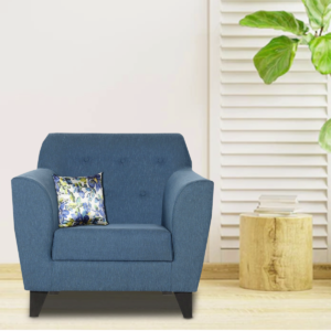 Ilab 1 Seater Sofa in Blue Colour by FernIndia.com