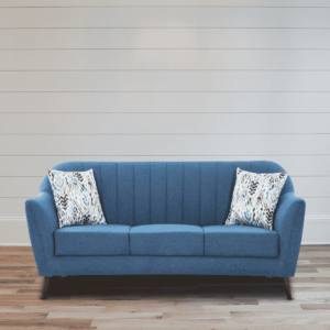 Aylatna 3 Seater Sofa in Blue Colour by FernIndia.com