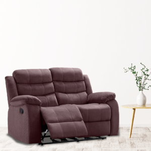 Oir 2 Seater Manual Recliner in Brown Colour by FernIndia.com