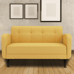 Emor 2 Seater Sofa in Yellow Colour by FernIndia.com