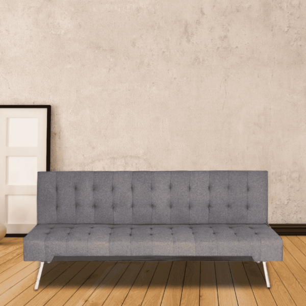 Atihciw 3 Seater Sofa cum Bed in Charcoal Grey Colour by FernIndia.com