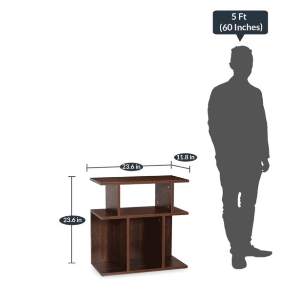 Naydam End Table in Brown Colour by Fern India