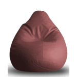 Cissalc XXL Bean Bag with Beans in Maroon Colour by Fern India