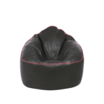 Ahddum XXXL Sofa Bean Bag Cover in Grey Colour With Pink Piping by Fern India