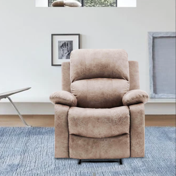 Yesac 1 seater Manual Recliner in Brown Colour by FernIndia.com