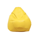 Cissalc XXXL Bean Bag with Beans in Yellow Colour by Fern India