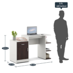 Retsam Workstation in Frosty White Colour by Fern India