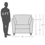 Adnarim 1 Seater Sofa in Garnet Red Colour by FernIndia.com