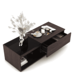 Oce Coffee Table In Choco Walnut Finish By Fern India
