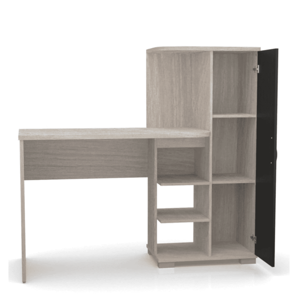 Yelsew Study Table in White & Wenge Colour by Fern India