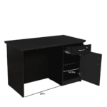 Etaga Office Table in Wenge Colour by Fern India
