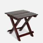 Foldable Table in Brown Colour by Fern India