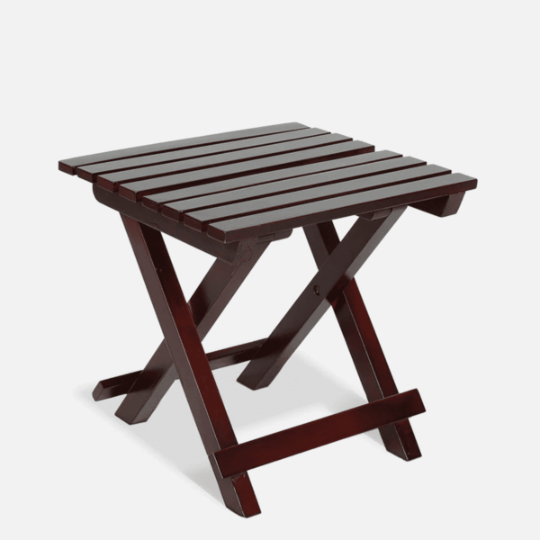 Foldable Table in Brown Colour by Fern India