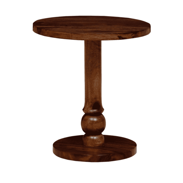 Reprah Solid Wood End Table in Provincial Teak Finish by Fern India