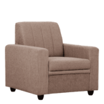Tragttuts 1 Seater Sofa in Sandy Brown Colour by FernIndia.com