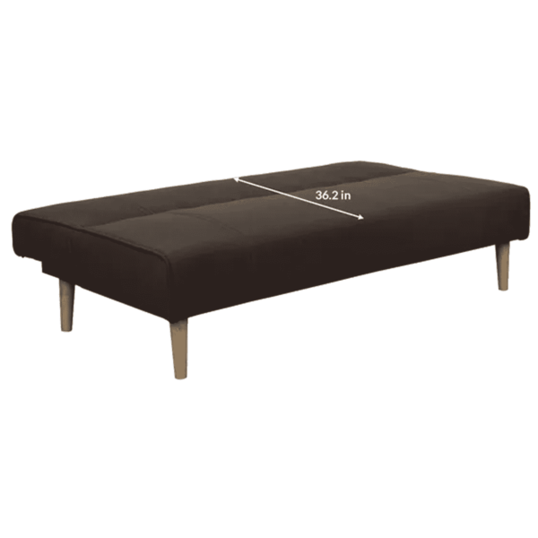 Naznab Sofa Cum Bed in Dark Brown Colour by FernIndia.com