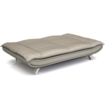 Nonrev 3 Seater Sofa Cum Bed In Beige Colour by FernIndia.com