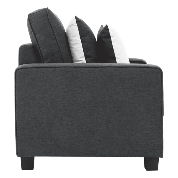 Gubydal 1 Seater Sofa In Grey Colour By FernIndia.com
