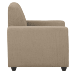 Tragttuts 1 Seater Sofa in Beige Colour By FernIndia.com