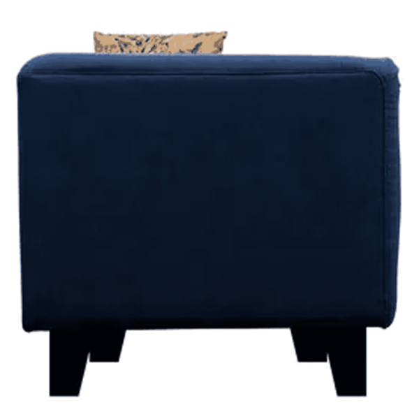 Ikin 3 Seater Sofa In Blue Colour By FernIndia.com