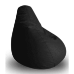 Cissalc XXL Bean Bag with Beans in Black Colour by Fern India