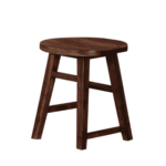 Notgnirrah Solid Wood Seating Stool in Provincial Teak Finish by Fern India