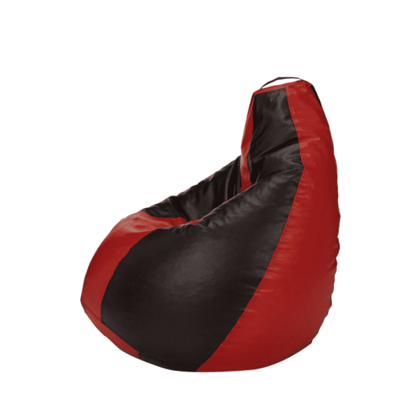 XXL Bean Bag Cover in Red & Black Colour by Fern India
