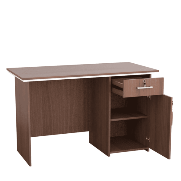 Sutulp Office Table in Acacia Finish by Fern India