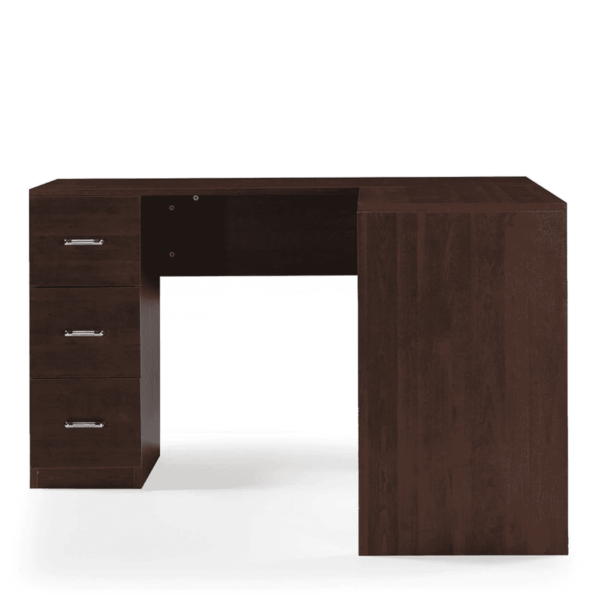 Ozam Office Table in Walnut Brown Colour by Fern India