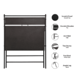 Anaidna Foldable Study Table in Wenge Finish by Fern India